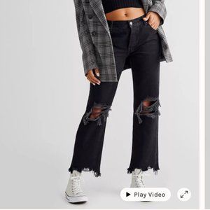FREE PEOPLE Maggie Straight Rise Jeans